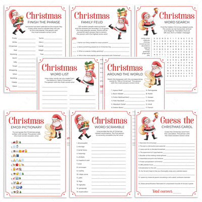 Christmas Office Party Games Bundle Printable | Instant Download ...