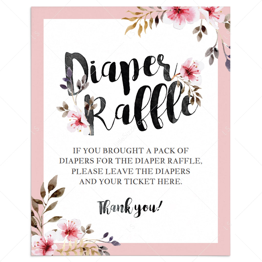 What Is A Diaper Raffle At Baby Shower