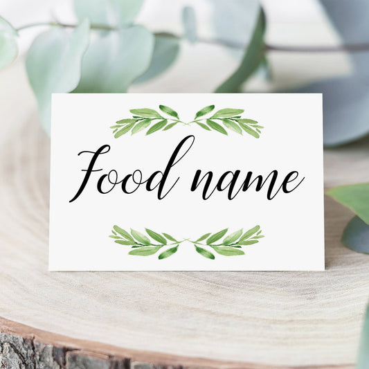 blank food display labels clipart