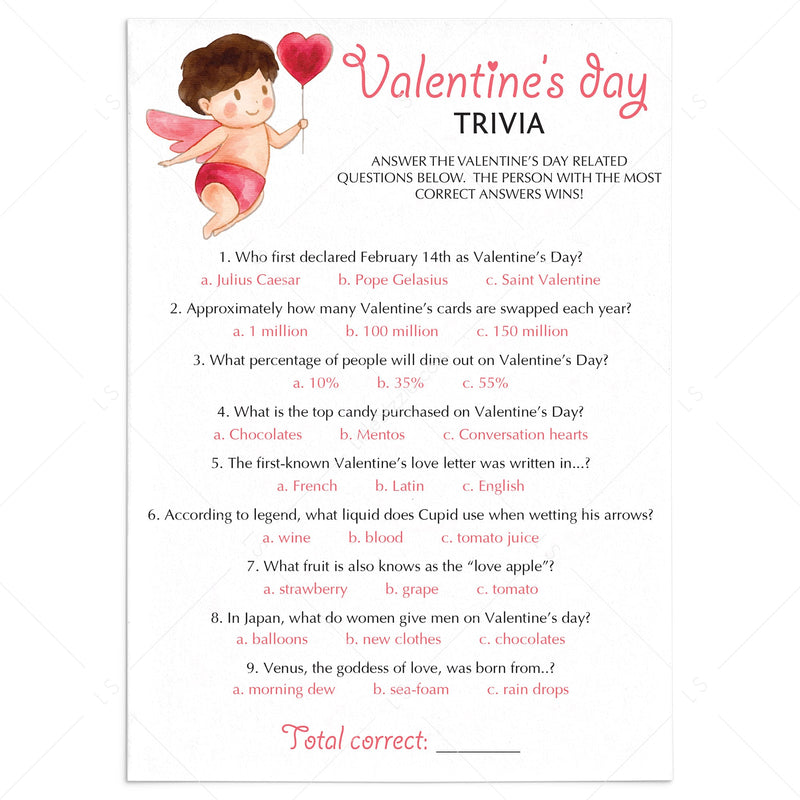 Valentine's Day Game Scattergories | Instant Download – LittleSizzle