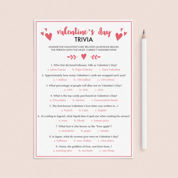 Valentine's Day Games Bundle | Printable and Virtual PDF Templates ...