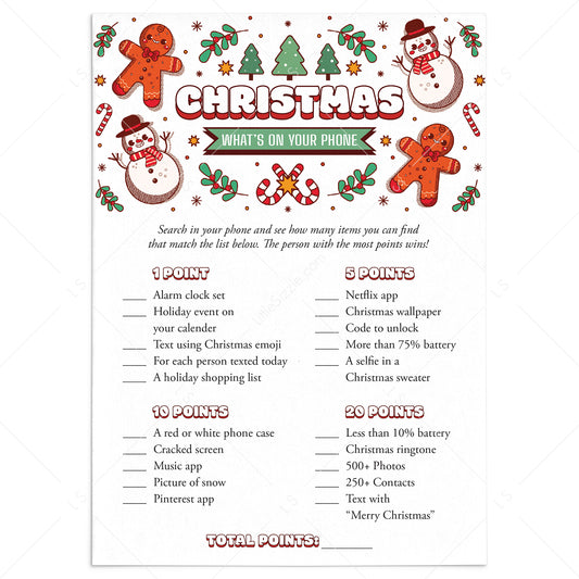 Christmas Multiple Choice Trivia Family Party Game | Christmas Printable  Games | Christmas Adult Kids Party Games