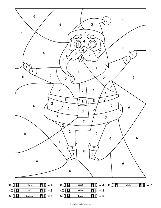 color-by-number-printables-christmas