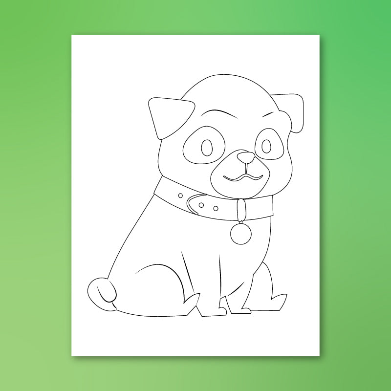 Puppy Coloring Pages For Kids