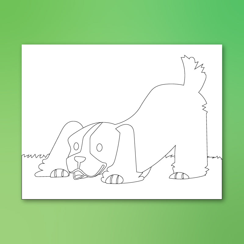 Puppy Coloring Pages – Simple Everyday Mom