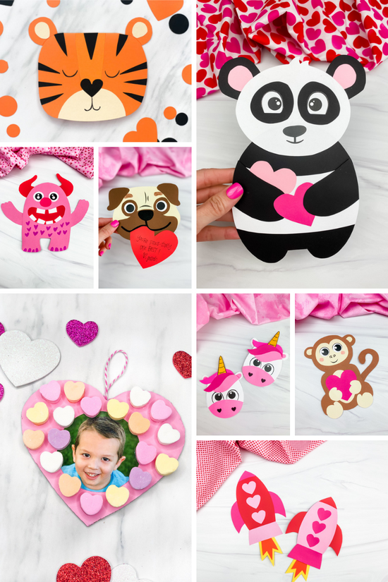 20 Cute Valentine Crafts For Kids [Free Templates]