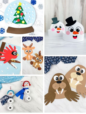 Winter Crafts & Templates For Kids, Simple Everyday Mom