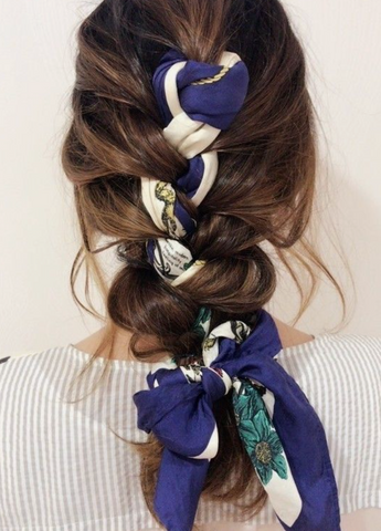 boho scarf hairstyles