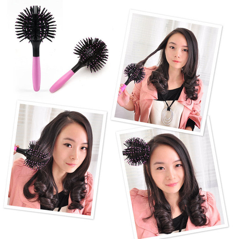 2017 3D Massage Comb Spherical Comb Curly Hair Comb Pear Length Hair Styling Tools 88