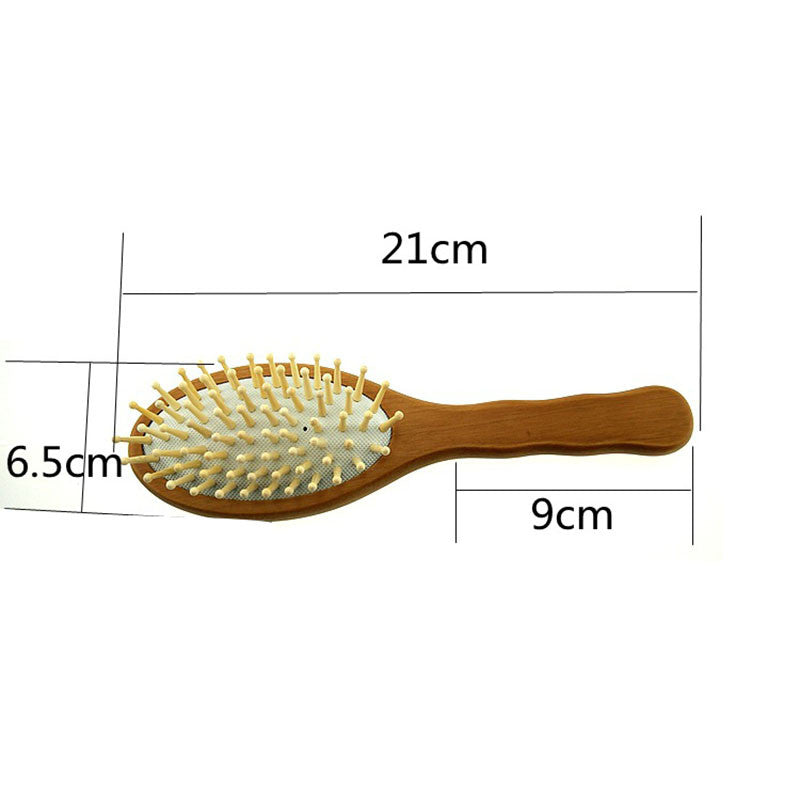 2017 Wooden Paddle Brush Wooden Hair Care Spa Massage Comb Antistatic Comb Drop Wavy Handle 88 88