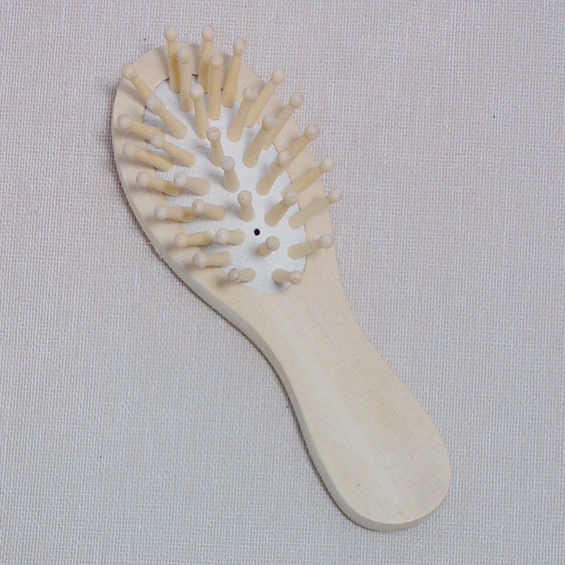 Mini Wooden Hair Vent Brush Brushes Hair Care and Beauty SPA Massager Massage Comb