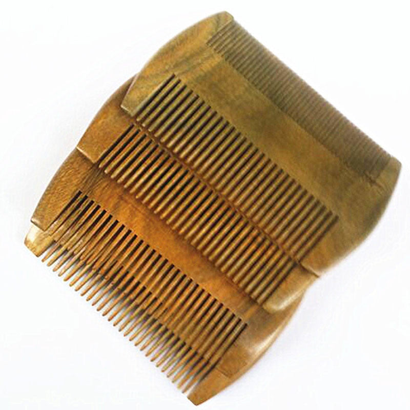 Natural Green Sandalwood Super Narrow Tooth Wood Combs No static Pocket Comb Hair Styling Tool