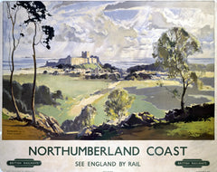 Northumberland railway posters www.LoveYourLocation.co.uk 