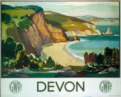 Devon railway posters www.LoveYourLocation.co.uk
