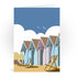 Beach Huts - Greeting Card 7x5