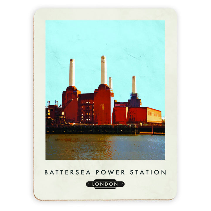 Battersea Power Station London MDF Coaster Love Your Location