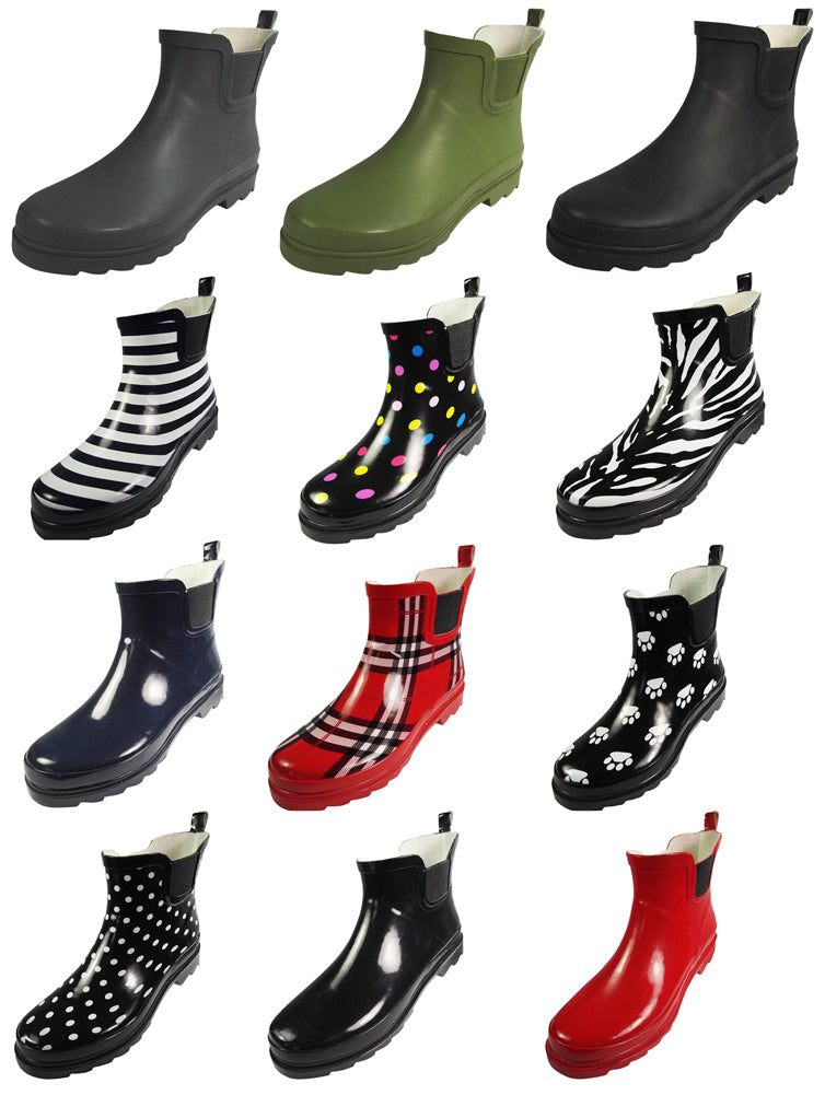 women's low cut rain boots