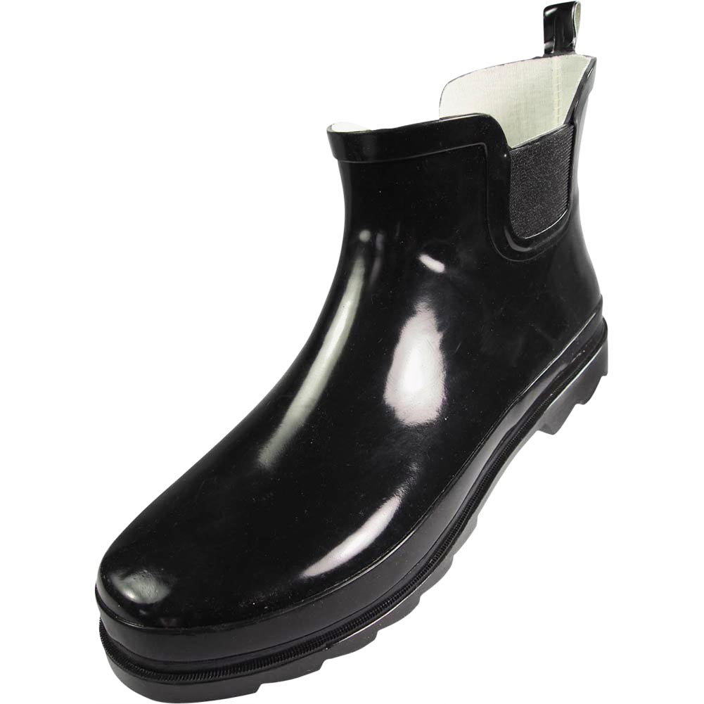 low ankle rain boots