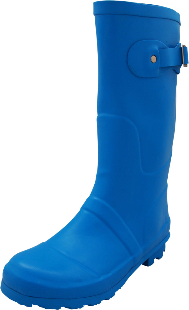 Glossy Matte Waterproof Mid-Calf Rain 