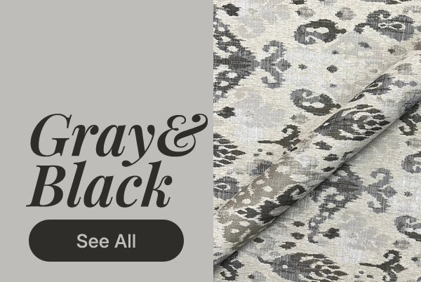 Gray Black Purple Fabrics
