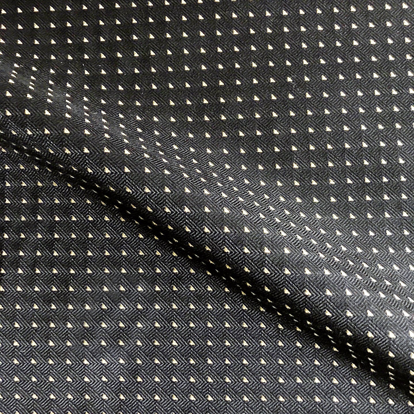 Black Gold Dobby Weave Upholstery Fabric 54