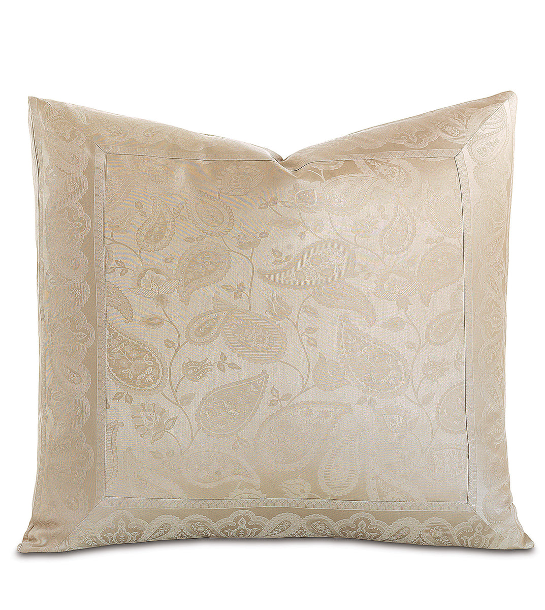 Henna Jacquard Paisley Sham in Sable – Plankroad Home Decor