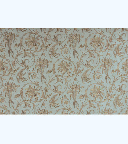 Antique French Light Blue Floral Upholstery Fabric Plankroad Home Outlet