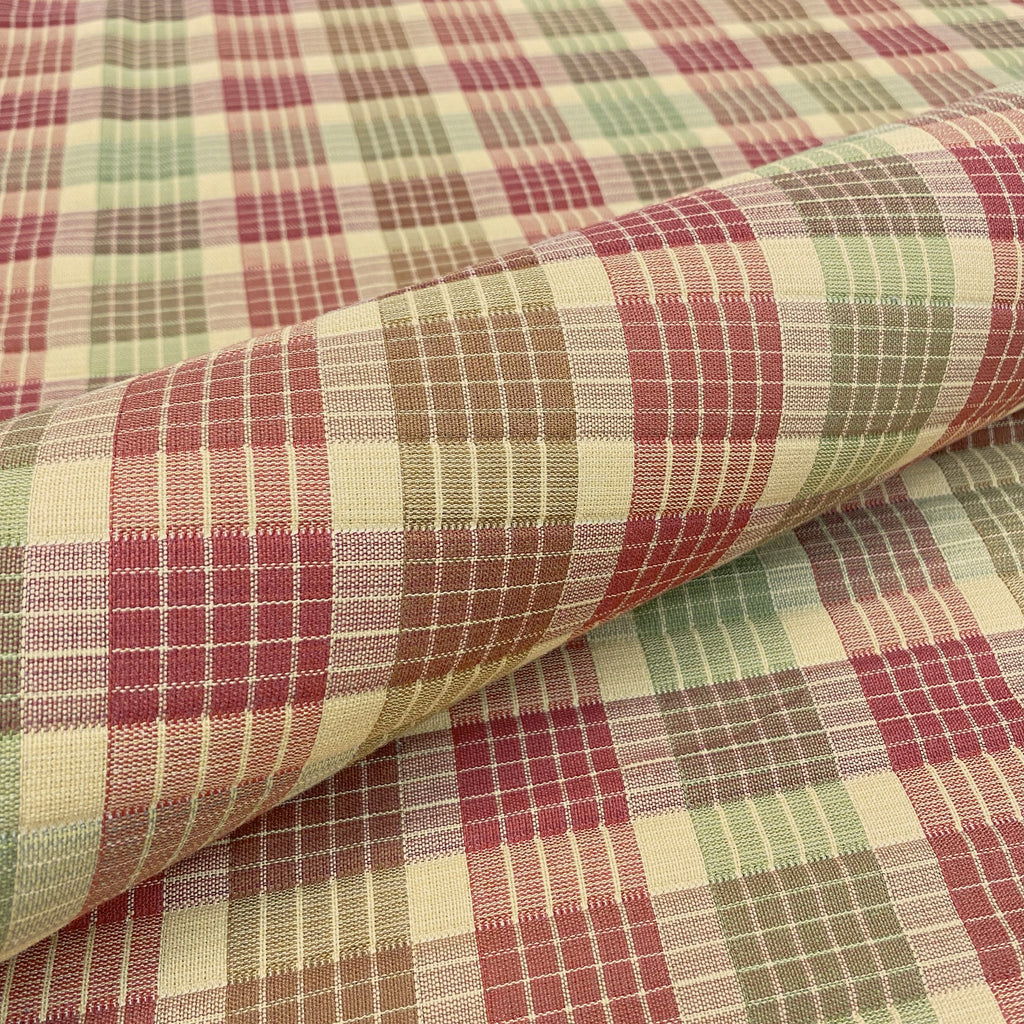 Farmhouse Plaid Tweed Fabric