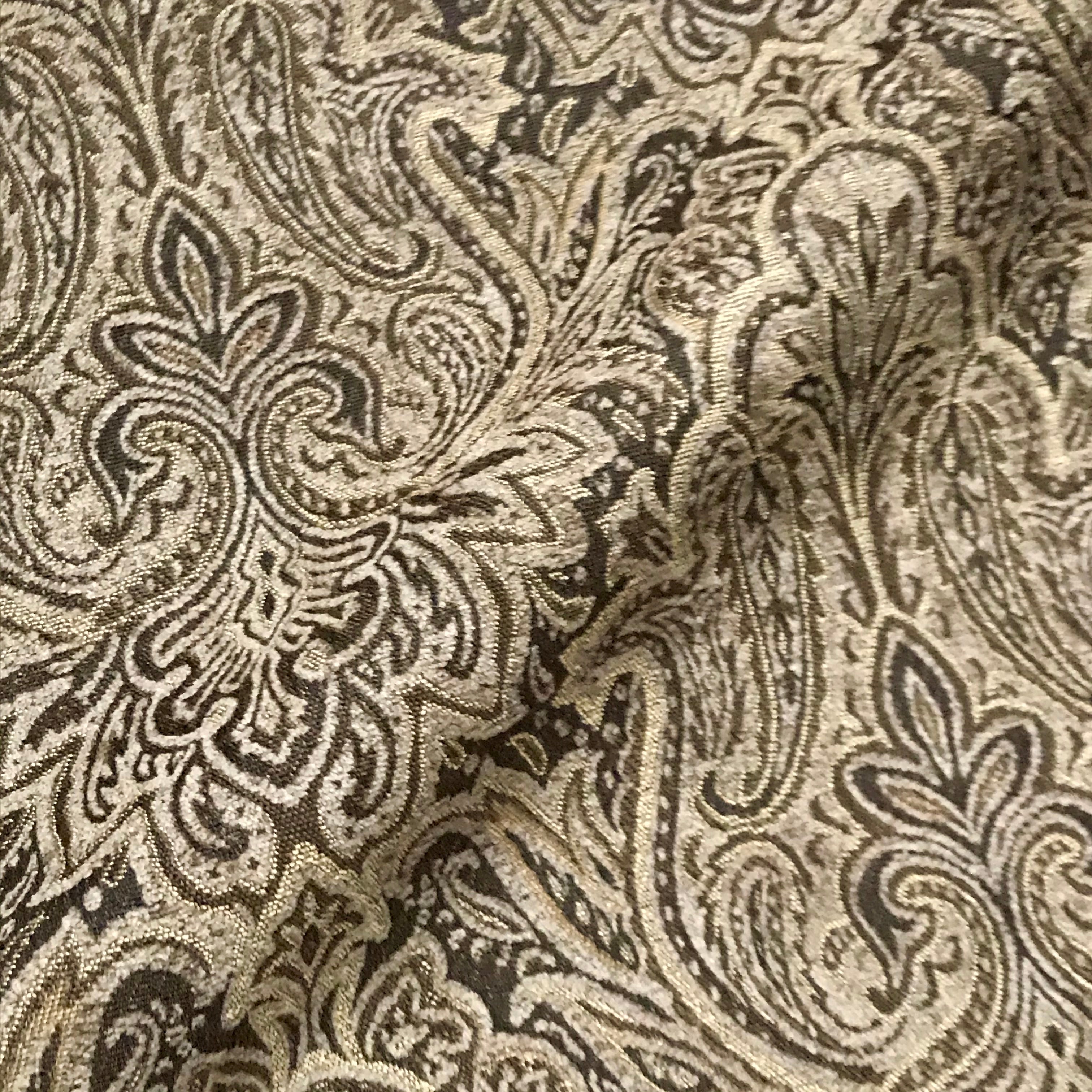 Traditional Brocade Upholstery Fabric - Upholstery