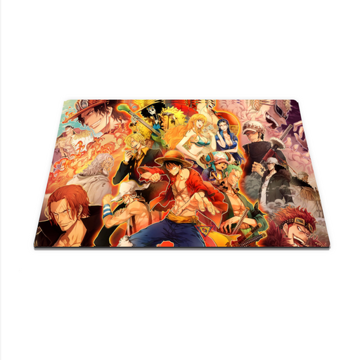 Japanese Anime The Sworn Brothers of One Piece Large Custom Mouse  Pad/Playmat - Durable Rubber 14 x 24