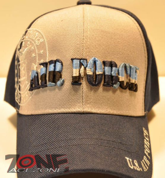 WHOLESALE NEW! US AIR FORCE USAF CAP HAT TWO TONE GRAY – AceZone.com