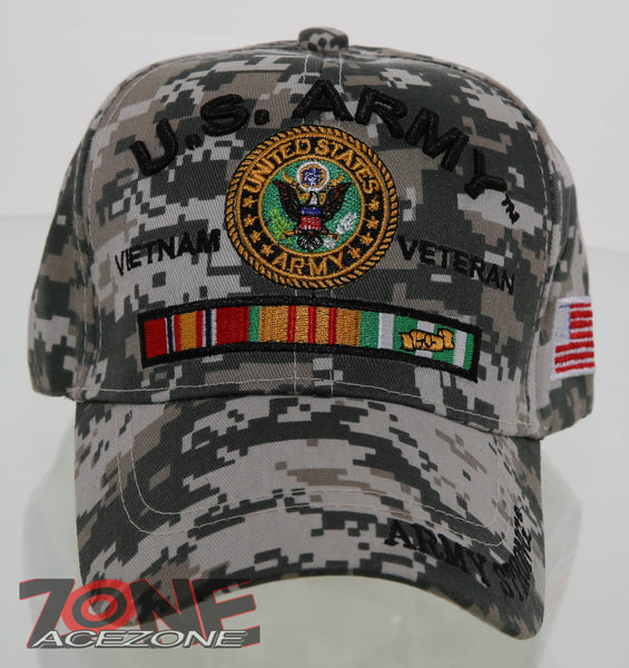 Download NEW! US ARMY STRONG ARMY VIETNAM VETERAN CAP HAT CAMO ...