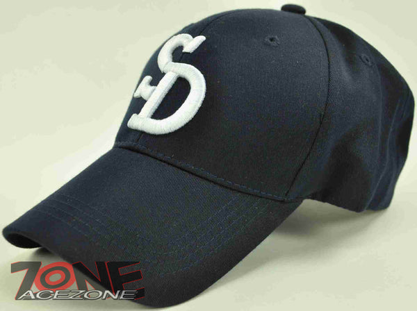 NEW! SD SAN DIEGO CALIFORNIA SD CAP HAT NAVY – AceZone.com