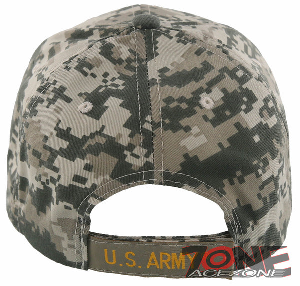 NEW! US ARMY RETIRED SIDE FLAG BALL CAP HAT ACU CAMO – AceZone.com