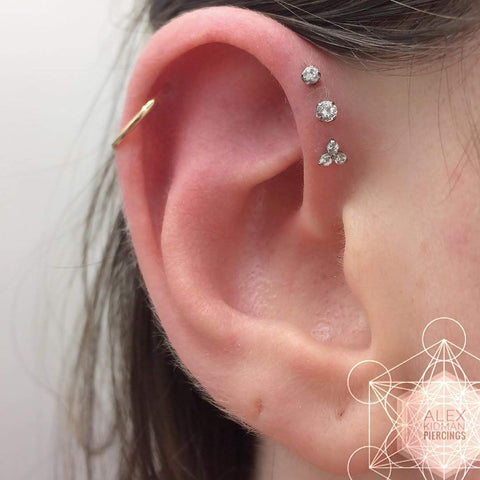 double outer conch piercing
