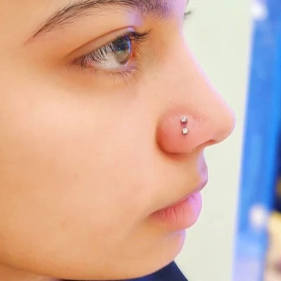 Nose Piercing on X: #piercing #body #piercings #pierced #jewelry