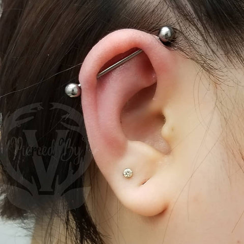 industrial ear piercing