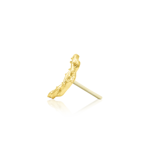 Thorn Arc in 14k Gold by Junipurr – Pierced