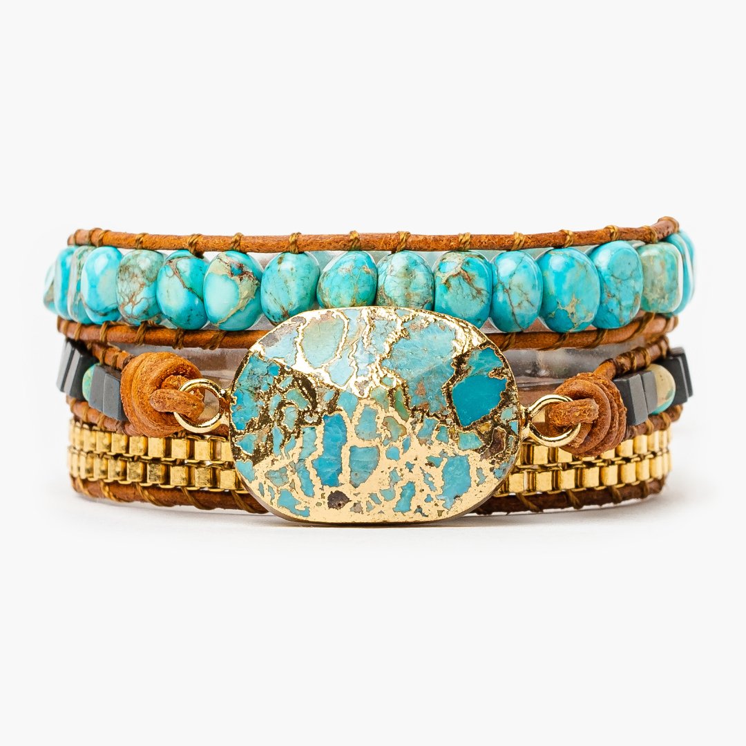 Healing Turquoise Protection Wrap Bracelet