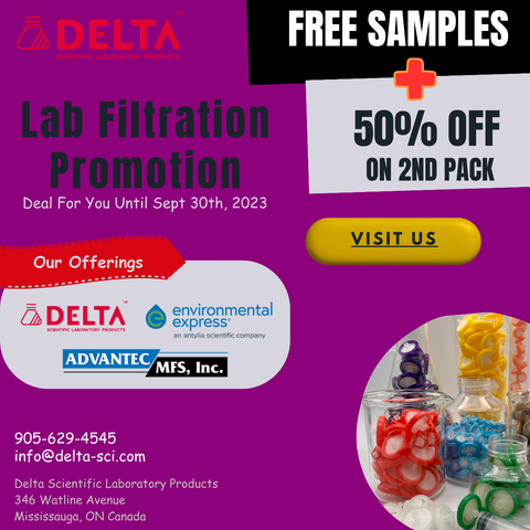 Delta Scientific - Lab Filtration Promotion Until Setpember 30