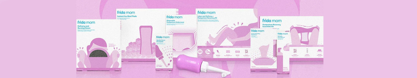 Frida Mom Instant Ice Maxi Pads (8pk + 2 boyshort disposable