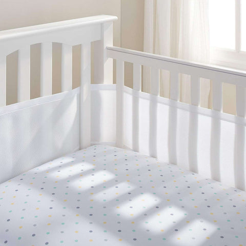 gray crib bumper pads