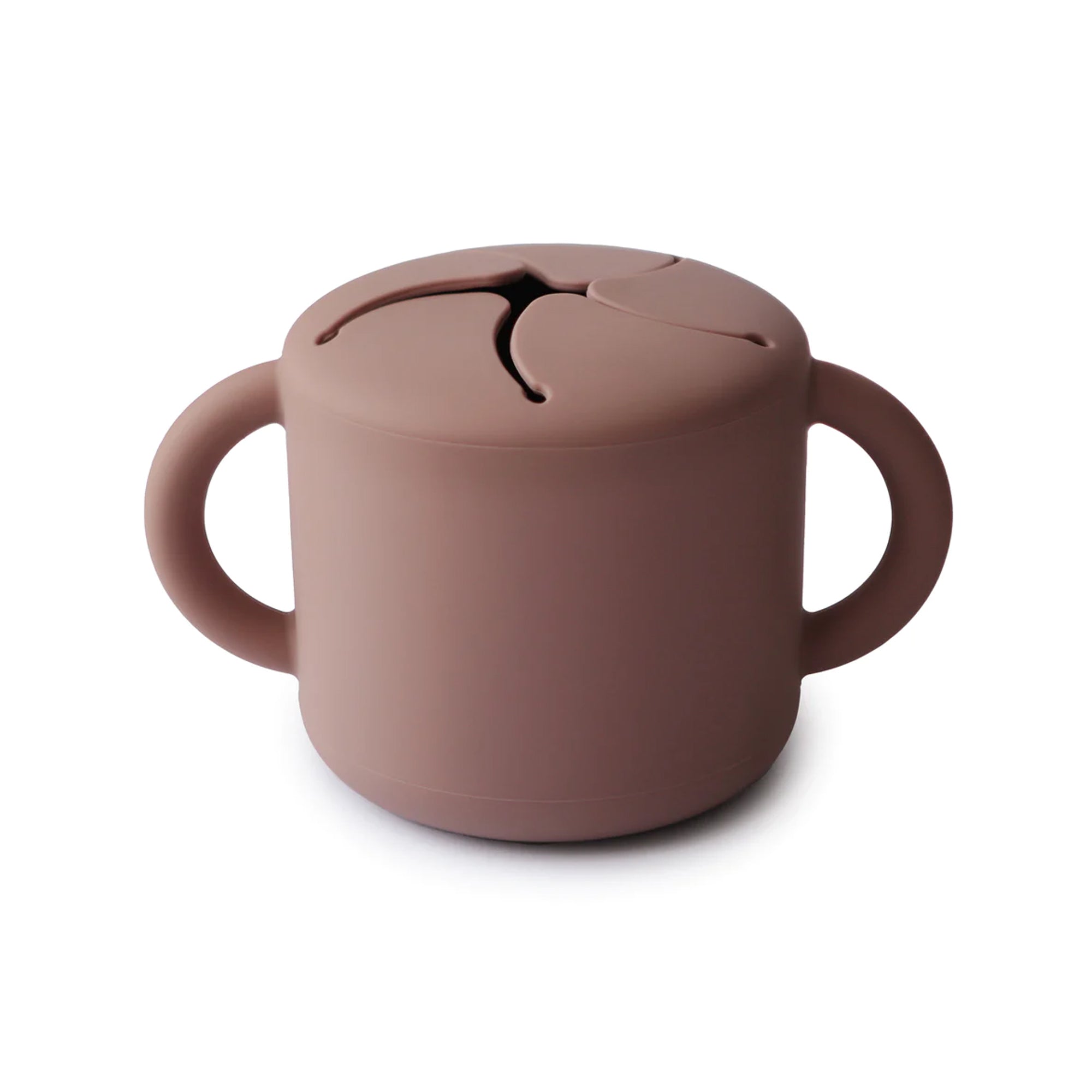 Mushie - Tasse à collation en silicone - Mauve nuageux