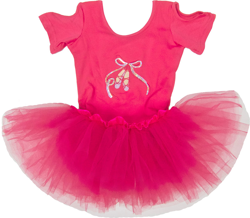 Hot Pink Glitter Ballet Slipper Ballet Dress Wenchoice 