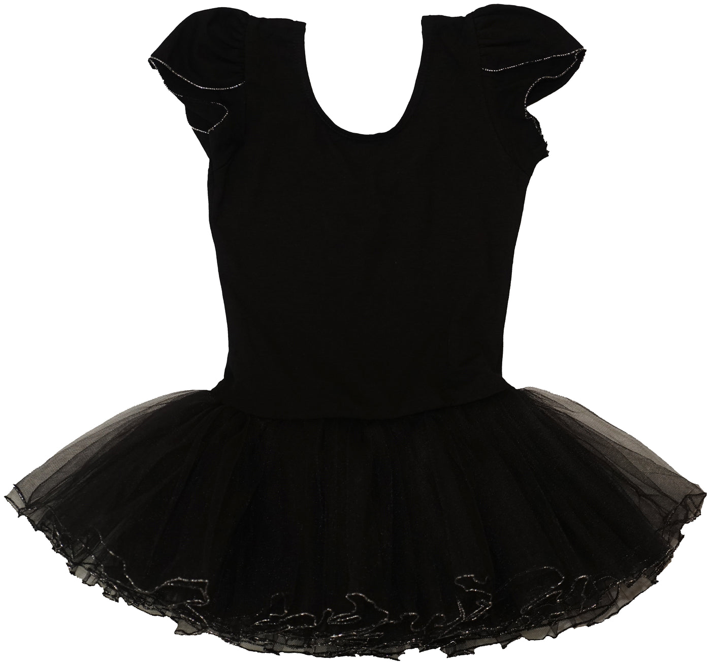 Black/Silver Flowers Ballet Dress | Wenchoice
