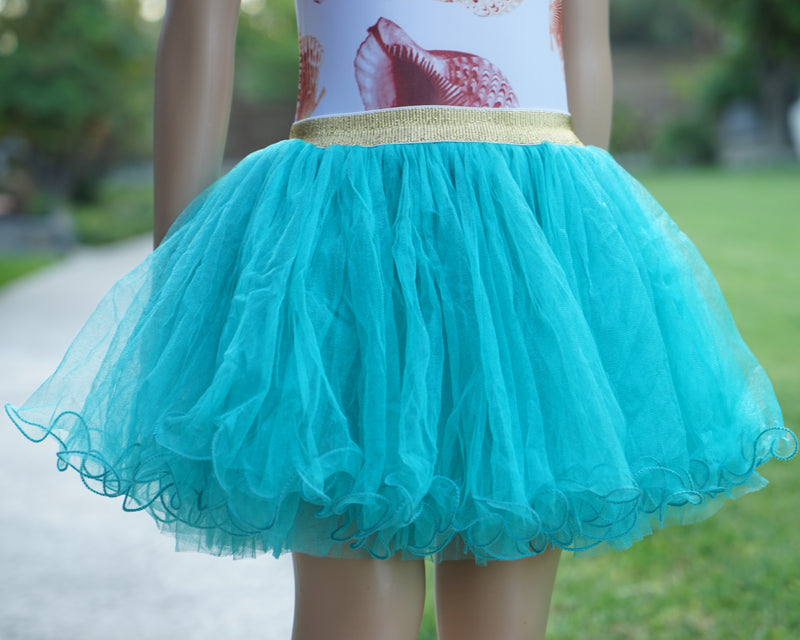 Gold Elastic Pink Tutu Skirt Wenchoice 