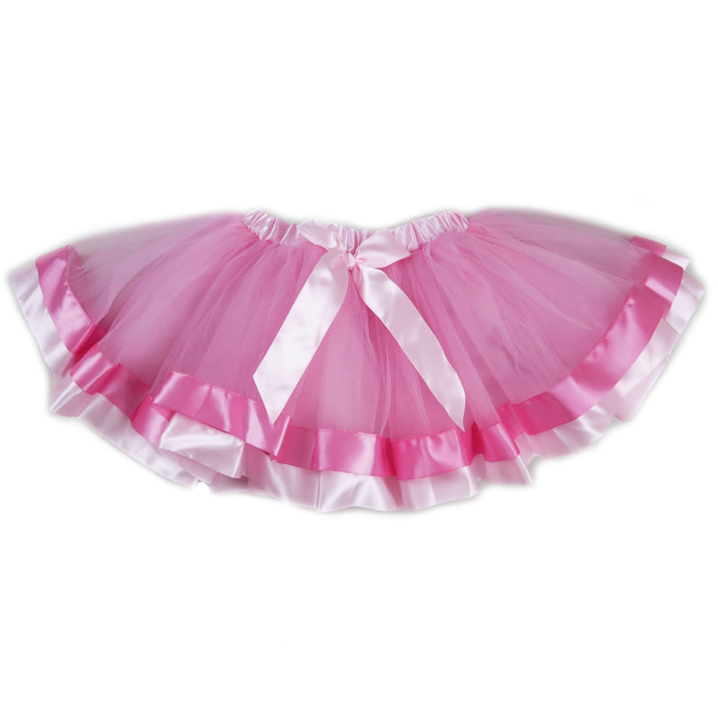 Pink And Hot Pink Wide Ribbon Tutu Wenchoice 