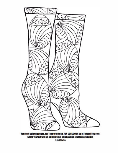 Stars and Stripes Coloring Page