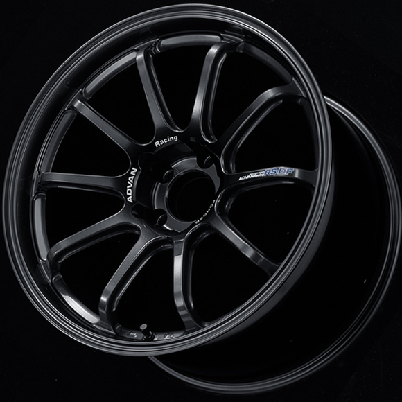 Advan RS-DF Progressive 18x9.0 +31 5-114.3 Racing Titanium Black Wheel