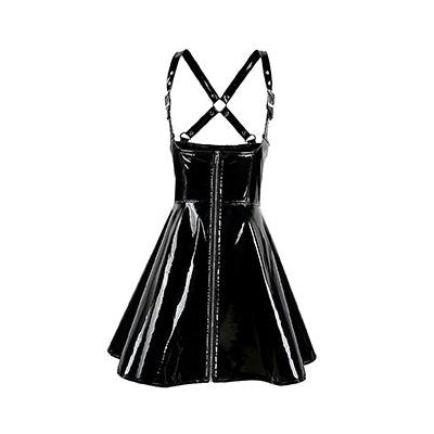 Gothic Sexy PVC Suspender Skirt Dress – ROCK 'N DOLL